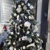 Díszített karácsonyfa