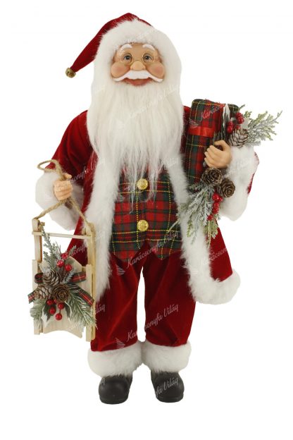 Hagyományos Santa Claus dekoráció 46cm