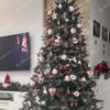 Ezüst Luc műfenyő karácsonyra 220cm