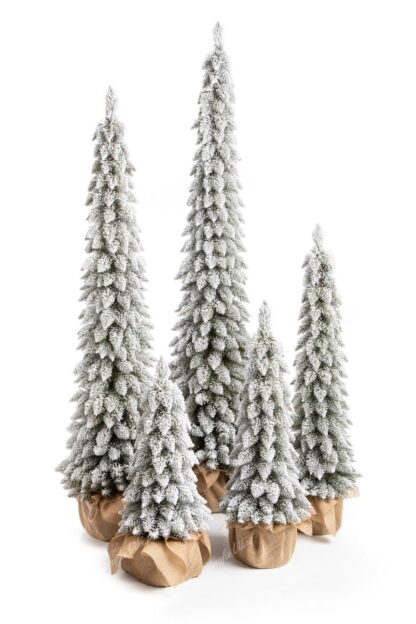 Havas Keskeny Lucfenyő műkarácsonyfa cserépben