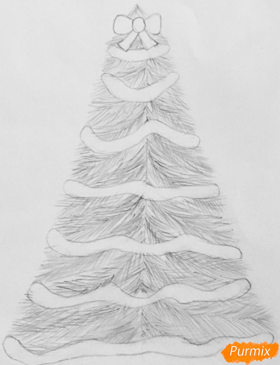 Karácsonyfa kifestö