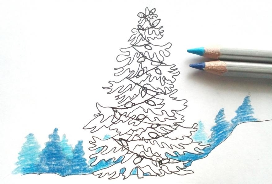 Karácsonyfa minta