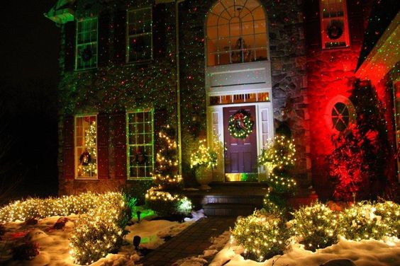 Karácsonyi fény projektor