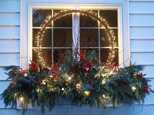 Karácsonyi világítás ablakba