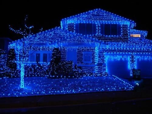 Karácsonyi világítás házra