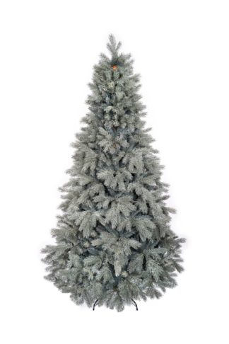 3D-s Ezüst Borókafenyö karácsonyfa