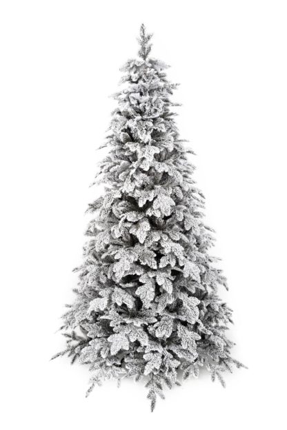 3D-s Fehér jegenyefenyö karácsonyfa