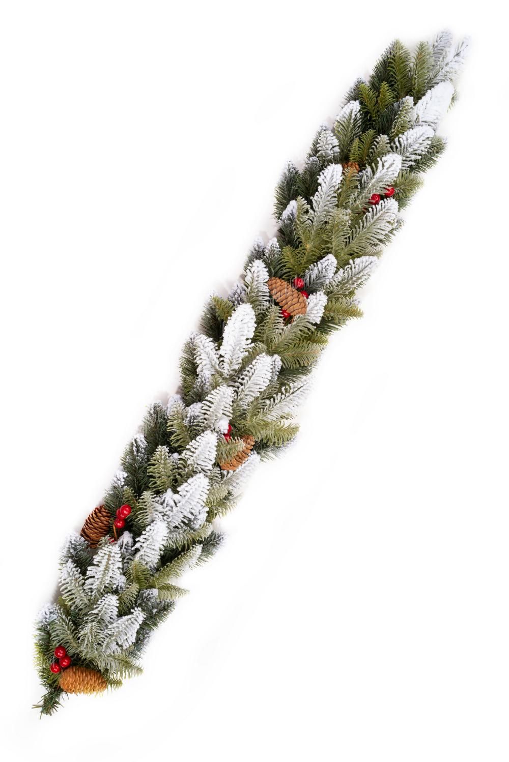 3D-s Hávas jegenyefenyö karácsonyi girland