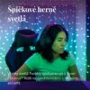 Kombinovaný LED svetelný záves TWINKLY CURTAIN 1,5m RGB-AWW 210LED