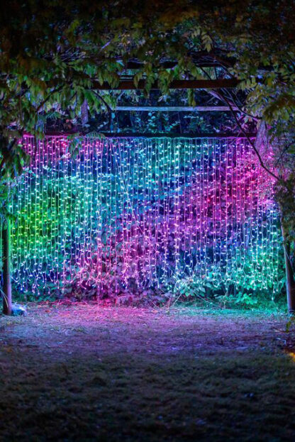 TWINKLY Curtain 1,5m RGB-AWW 210LED kombinalt LED fenyfuggony