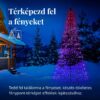 TWINKLY light tree 3m RGB-AWW 450LED fenyofa LED fenyekkel