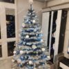 Karacsonifá Feldíszített Fehér Lucfenyő műkarácsonyfa 180cm