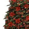 Gigantikus karácsonyfa 3D-s Exkluzív Lucfenyő 400cm LED1776 dekorációs csomaggal