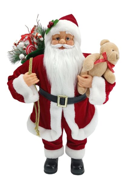 Hagyományos Santa Claus dekoráció 60cm