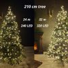 Karácsony világítás 240LED vs 320LED