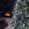 Karácsonyi LED fényfüzér hidegfehér színben
