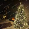 Karácsonyi LED fényfüzér melegfehér színben