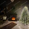 Kötegelt LED karácsonyi fényfüzér melegfehér színben