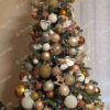 3D-s Természetes Jegenyefenyő karácsonyfa cserépben 120cm