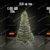 NANO LED karácsonyi fényfüzér hidegfehér 24m 800LED