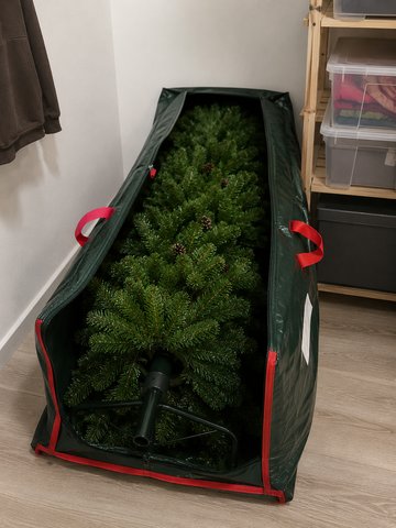 A műkarácsonyfa tárolása